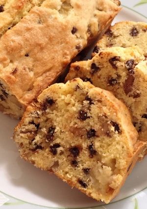 バナナ・胡桃・チョコのパウンドケーキ-レシピのメイン写真