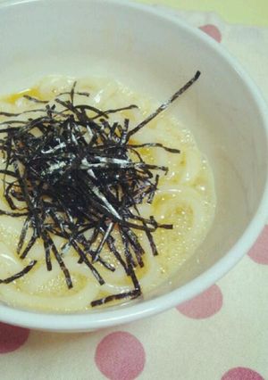 めんつゆでカンタン釜玉うどん-レシピのメイン写真