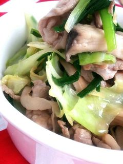 必殺!アンチョビ風味の野菜炒め!-レシピのメイン写真