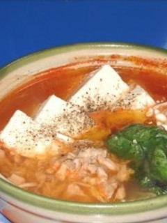 お手軽ひとりシーチキン鍋-レシピのメイン写真