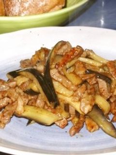 牛肉となすのオイスターソース炒め-レシピのメイン写真