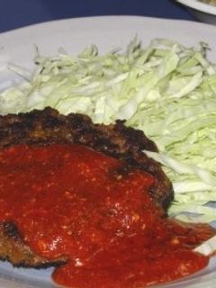 かぼちゃ入りハンバーグをヨーグルトケチャ-レシピのメイン写真