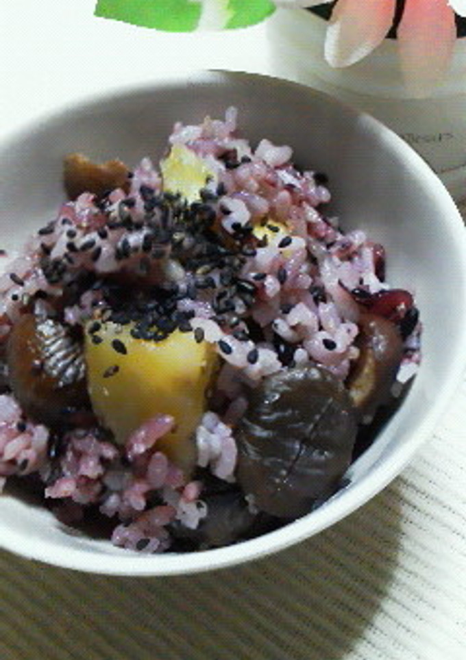 甘栗で☆ほっこり栗ご飯-レシピのメイン写真