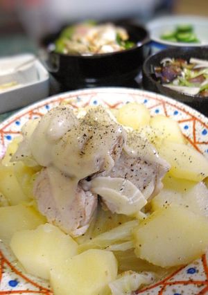 中華鍋で★鶏肉とキャベツのチーズ蒸し-レシピのメイン写真