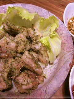 鶏の磯部焼き☆ネギソース添え-レシピのメイン写真