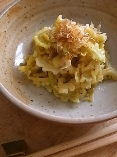 ゴーヤのめんつゆ炒め煮-レシピのメイン写真