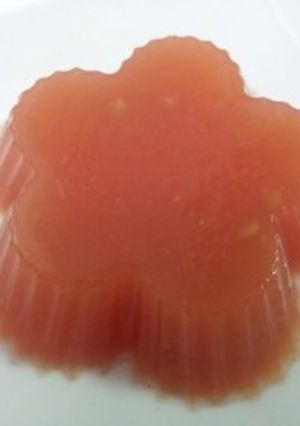 離乳食やおやつに！トマトの寒天ジュレ-レシピのメイン写真