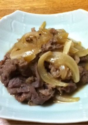 牛肉と玉ねぎのつくだ煮風-レシピのメイン写真