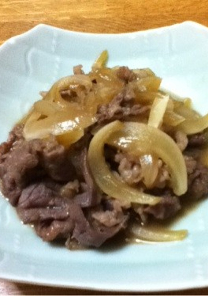 牛肉と玉ねぎのつくだ煮風-レシピのメイン写真
