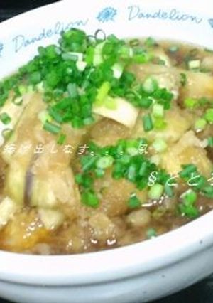 ヘルシーに揚げ出しなす。。。風？-レシピのメイン写真
