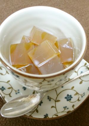 ほうじ茶寒天-レシピのメイン写真