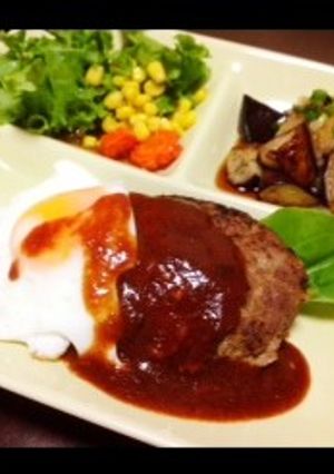 塩麹で激ウマハンバーグ♪-レシピのメイン写真