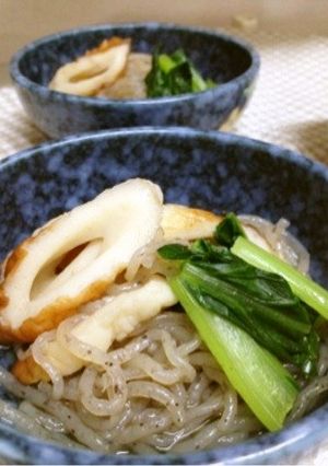☆簡単☆糸こんにゃくとちくわの煮物♪-レシピのメイン写真