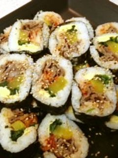 きっとこれが基本のキンパ(韓国風海苔巻)-レシピのメイン写真