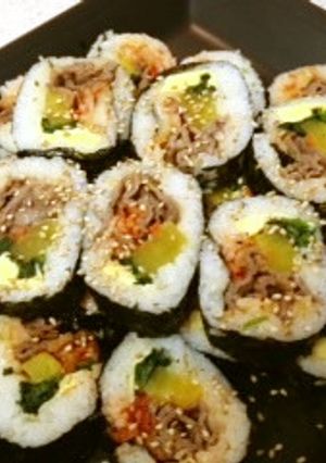 きっとこれが基本のキンパ（韓国風海苔巻）-レシピのメイン写真