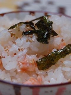 鮭の炊き込みご飯-レシピのメイン写真