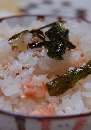 鮭の炊き込みご飯-レシピのメイン写真