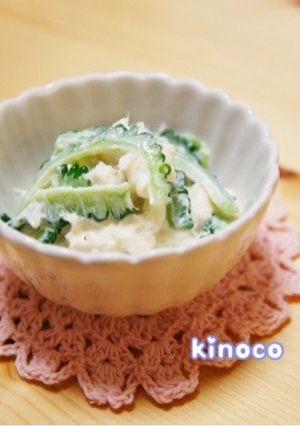ஐゴーヤのホタテマヨサラダஐ-レシピのメイン写真