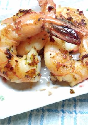 美味しい簡単海老のバジル焼き-レシピのメイン写真