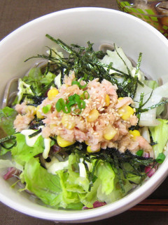 包丁いらず♪サラダ蕎麦-レシピのメイン写真