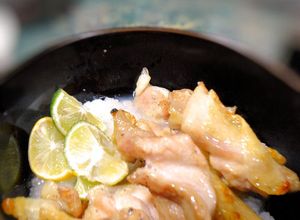 さっぱりとすだちおろし★地鶏もも肉の焼き-レシピのメイン写真