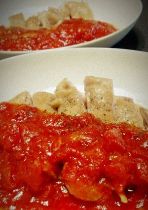 簡単♪チキンソテーのトマトソースがけ-レシピのメイン写真