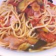 ナスとトマトのペペロンチーノ