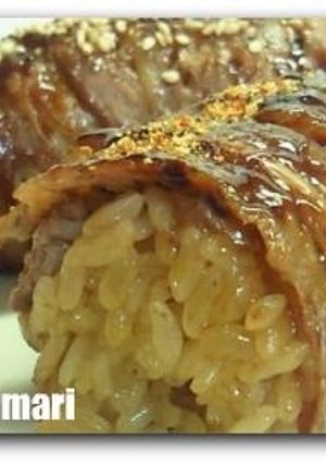 冷めても美味しい肉巻きおにぎり-レシピのメイン写真