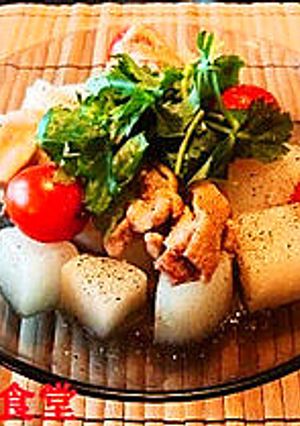 昆布茶でつくる鶏肉と大根のうま塩煮-レシピのメイン写真