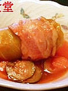 トマトジュースでかんたんロールキャベツ-レシピのメイン写真