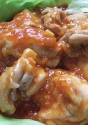 電子レンジで【鶏のチリソース】-レシピのメイン写真