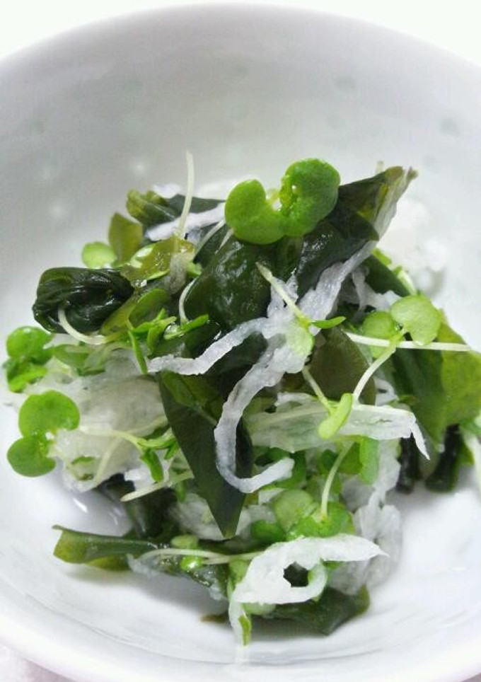 しその芽と大根の酢の物-レシピのメイン写真