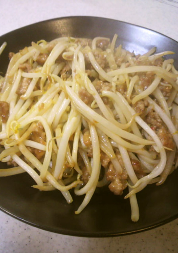 豚ひき肉ともやし炒め-レシピのメイン写真