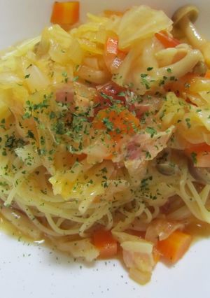 ミネストローネ風スープスパゲティ-レシピのメイン写真