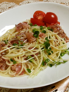 生ハムの冷製パスタ-レシピのメイン写真