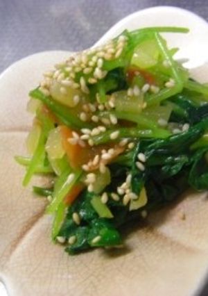 付き出しの一品“三つ葉のおひたし”-レシピのメイン写真