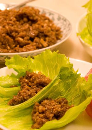 ひき肉のレタス包み-レシピのメイン写真