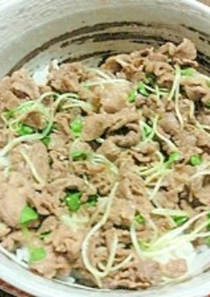 かいわれたっぷり牛肉のゆず胡椒炒め-レシピのメイン写真