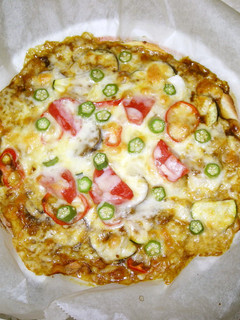 夏野菜のカレーピザ-レシピのメイン写真