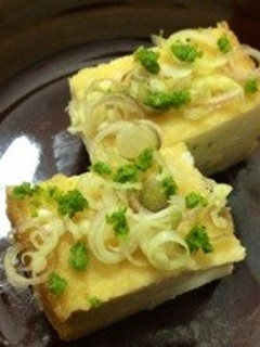 厚揚げ焼き♪-塩カボス(ゆず)でさっぱり-レシピのメイン写真