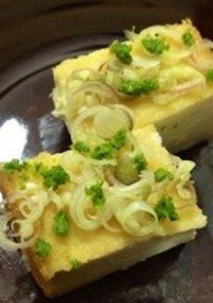 厚揚げ焼き♪-塩カボス(ゆず)でさっぱり-レシピのメイン写真