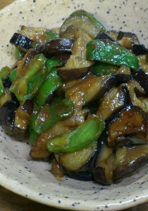 茄子とピーマンの鯛味噌炒め-レシピのメイン写真