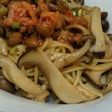 きのこたっぷり☆納豆キムチパスタ!