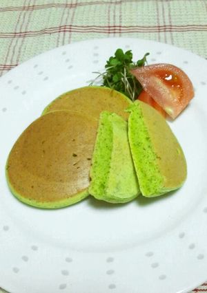 ブロッコリースプラウトのパンケーキ-レシピのメイン写真
