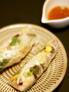 和風サラダでヘルシー生春巻き-レシピのメイン写真