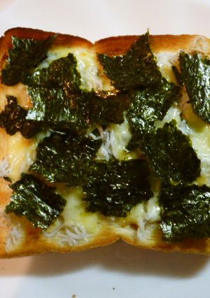 チーズがとろ～り♪じゃこ海苔トースト-レシピのメイン写真