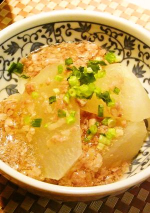 大根の とろ～り そぼろ餡かけ-レシピのメイン写真