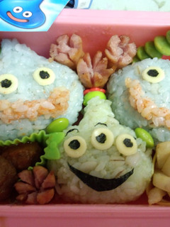 キャラ弁☆スライムとリトルグリーンメン-レシピのメイン写真
