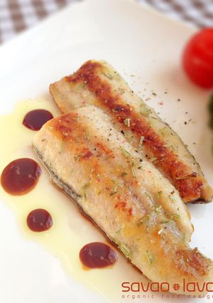 秋刀魚と香草のムニエル バルサミコ酢風味-レシピのメイン写真