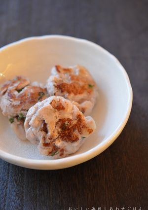 お弁当に♪塩麹で豚こまの紫蘇だんご-レシピのメイン写真
